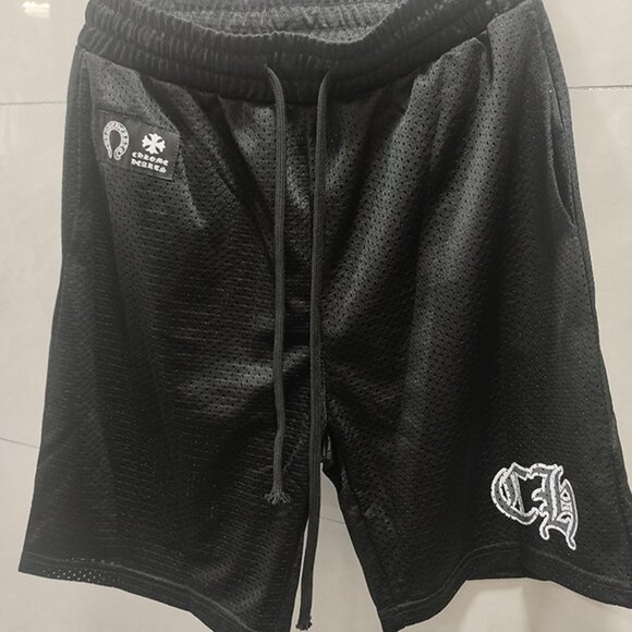 Chrome Heart Mesh Varsity Shorts Black S - Picture 1 of 6